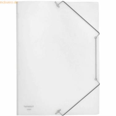 Eckspannmappe A4 PP transluzent farblos