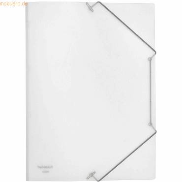 Eckspannmappe A4 PP transluzent farblos-0
