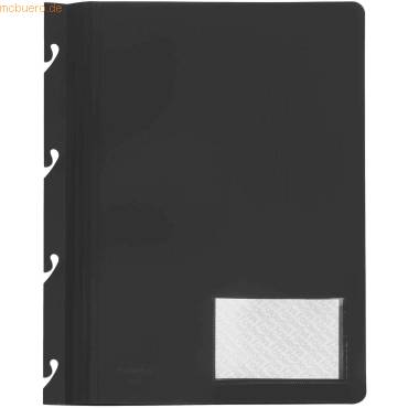 Einhakhefter Variant A4 PP vollfarbig schwarz-0