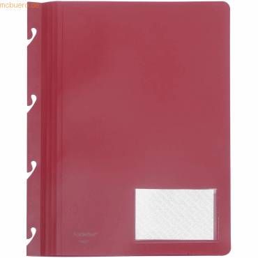 Einhakhefter Variant A4 PP vollfarbig rot-0