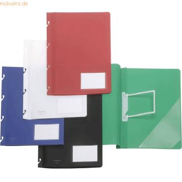 Einhakhefter Variant A4 PP vollfarbig rot-1