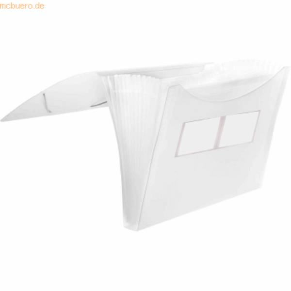 FOLDERSYS - Fächermappe 12 Fächer transparent
