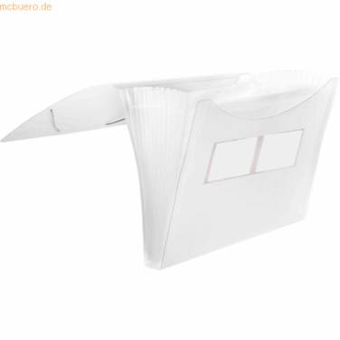FOLDERSYS - Fächermappe 12 Fächer transparent