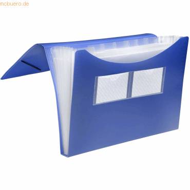 FOLDERSYS - Fächermappe 7 Fächer blau-0