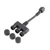 FIAP 3251 3fach Verteiler 3 cm Schwarz
