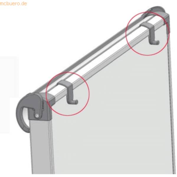 FRANKEN Zapfenblockhalter für Flipchart FC41 / FC81