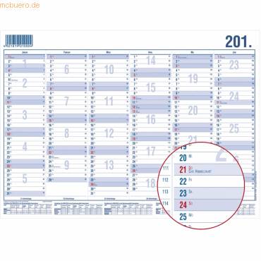 Tafelkalender A5 12 Monate Kalendarium 2027-0