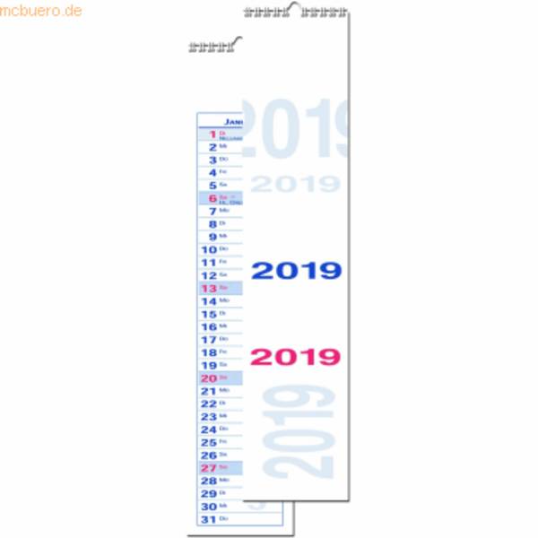Streifenkalender Kalendarium 2027