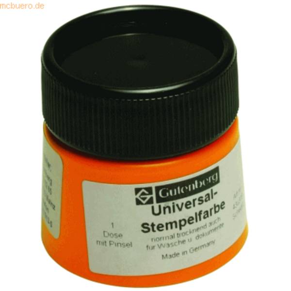 Stempelfarbe Universal 30ml schwarz