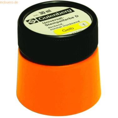 Stempelfarbe Universal D 30ml gelb