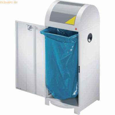 HAILO Wertstoffbehälter Abfallsammler 70l, Handbetätigung, mit Müllsackhalter
