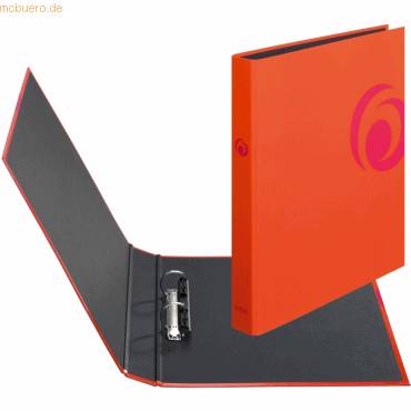 Ringbuch Fresh Colour 2 Ringe A4 25mm orange maX.file-0