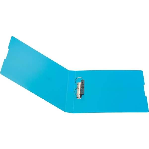 Ringbuch A4 2 Ringe PP 16mm blau transparent to go-1