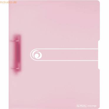 Ringbuch PP A4 2 Ringe 25mm rot transparent to go