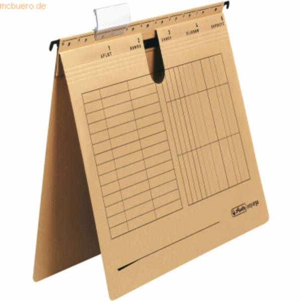 Hängehefter 230g/qm kaufm. Heftung Unireg braun