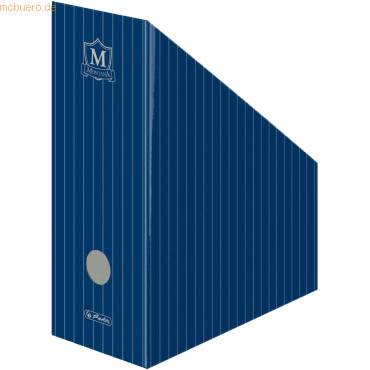 Stehsammler A4-C4 Wellpappe breit blau Montana IV-0