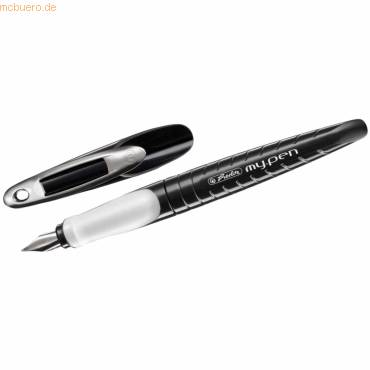 Füllhalter my.pen L-Feder schwarz/weiß-1