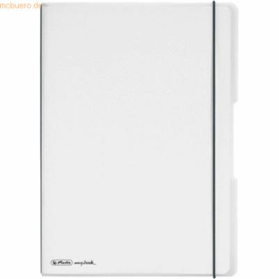 Notizheft my.book flex PP A4 2x40 Blatt liniert/kariert transparent-0