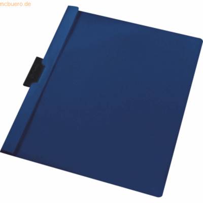 Cliphefter A4 bis 30 Blatt dunkelblau