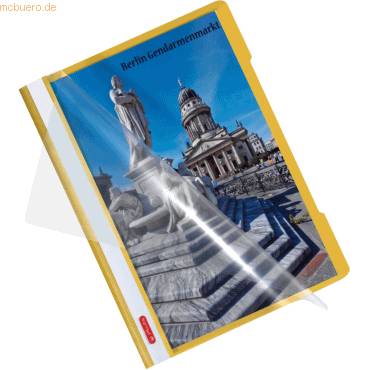 Sichthefter PP A4 Quality gelb-1