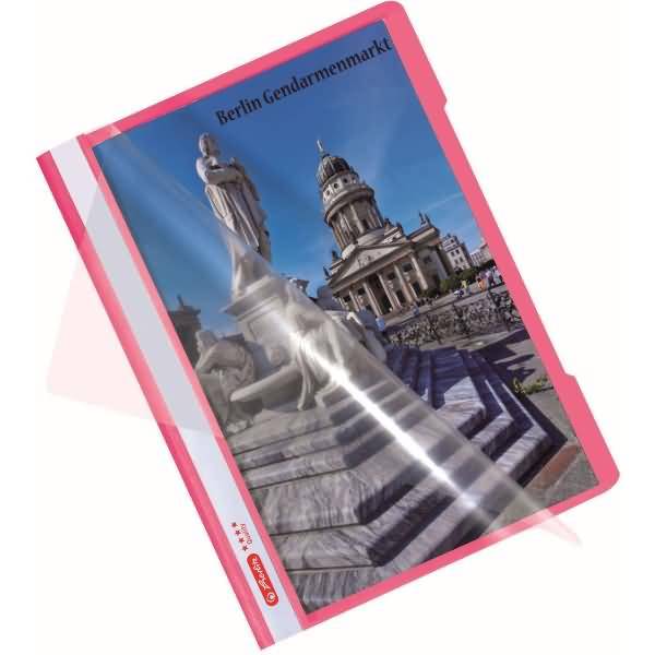 Schnellhefter A4 PP 'Quality' Indonesia Pink-1