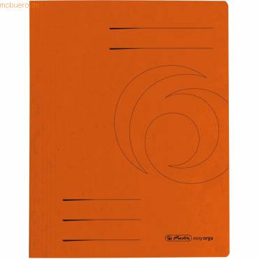 Schnellhefter A4 Karton orange