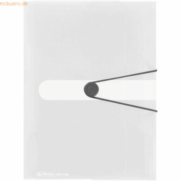 Gummizugmappe PP A4 farblos transparent to go