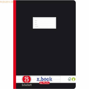 Schulheft A4 20 Blatt liniert Rand Oberschule FSC Mix-0