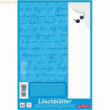 Löschblätter A4 10 Blatt weiß 80g/qm-0