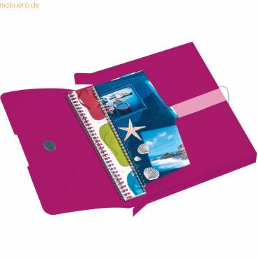 Sammelbox PP A4 beere opak to go-1