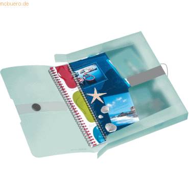 Sammelbox PP A4 minze transparent to go-1
