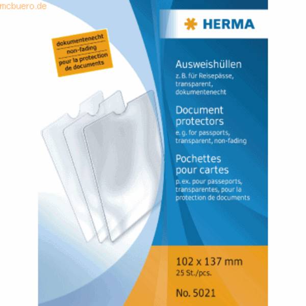 Ausweishülle 102x137mm für Reisepässe