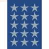 Schmucketiketten Decor Sterne 5-zackig Silber DM 22mm VE=3 Blatt