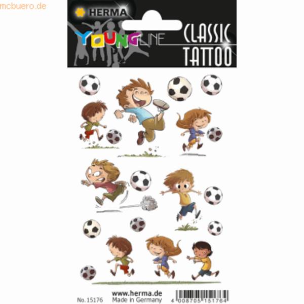 HERMA - Classic Tattoo Soccers colour