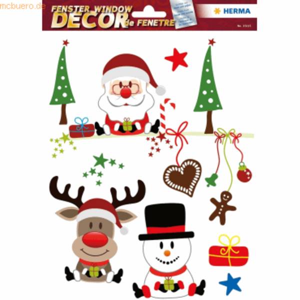 Fensterbilder Weihnachtsfreude 1 Blatt