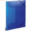 Sammelmappe A3 PP transluzent dunkelblau