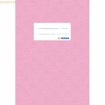 Heftschoner A5 PP rosa gedeckt-0