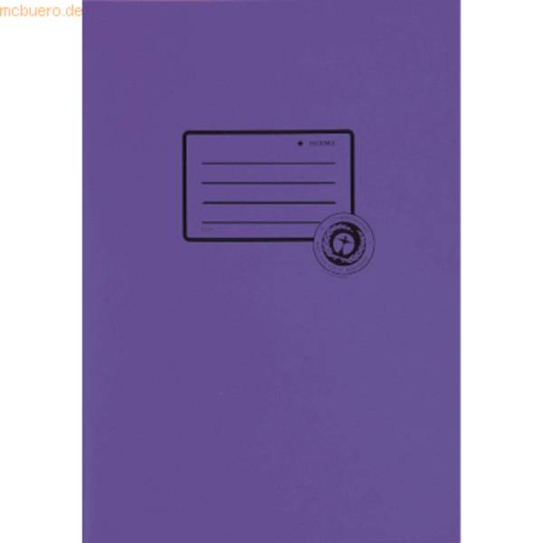Heftschoner Papier A5 violett