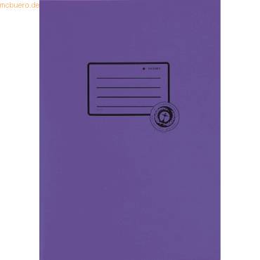 Heftschoner Papier A5 violett-0
