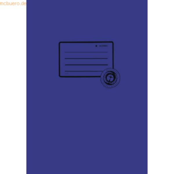 Heftschoner Papier A5 dunkelblau