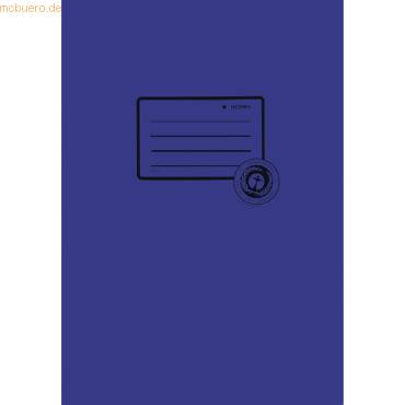 Heftschoner Papier A5 dunkelblau-0