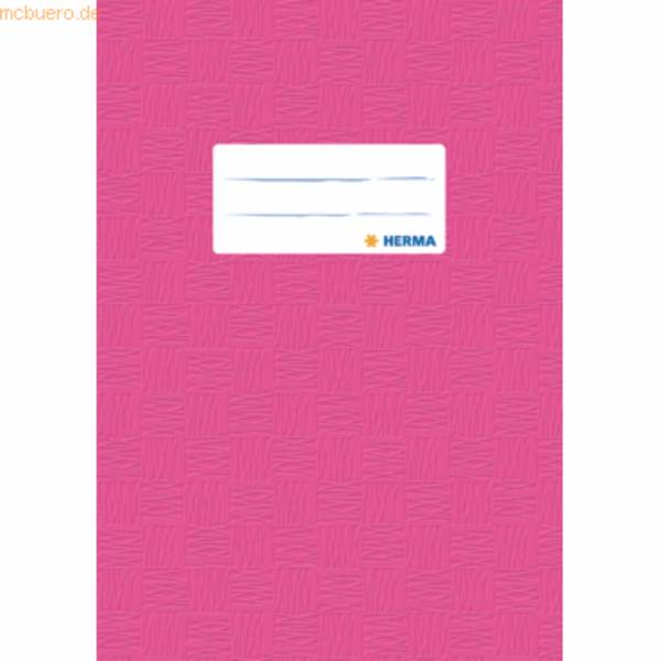 Heftschoner A5 PP pink gedeckt