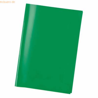 Heftschoner A5 PP transparent/grün
