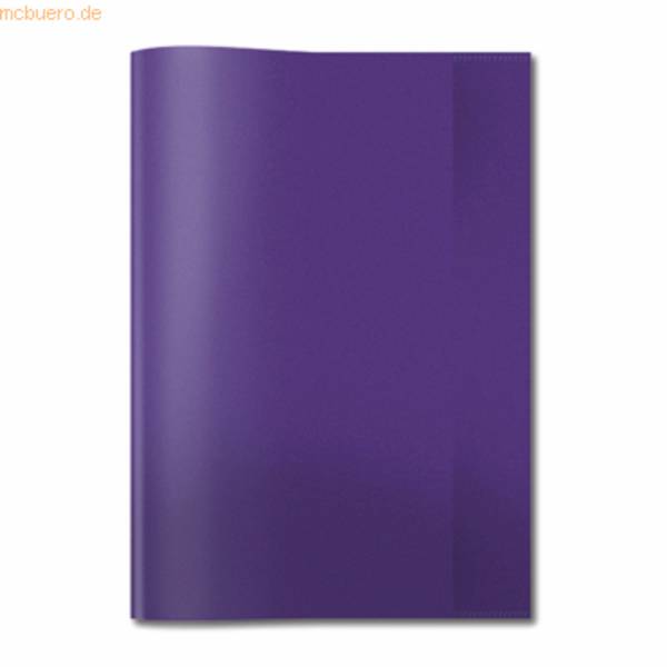 Heftschoner A4 PP transparent/violett