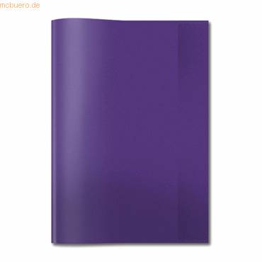 Heftschoner A4 PP transparent/violett-0