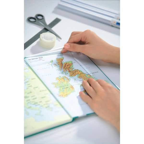 HERMA GmbH Book cover film green width 40 cm, 2m length-1
