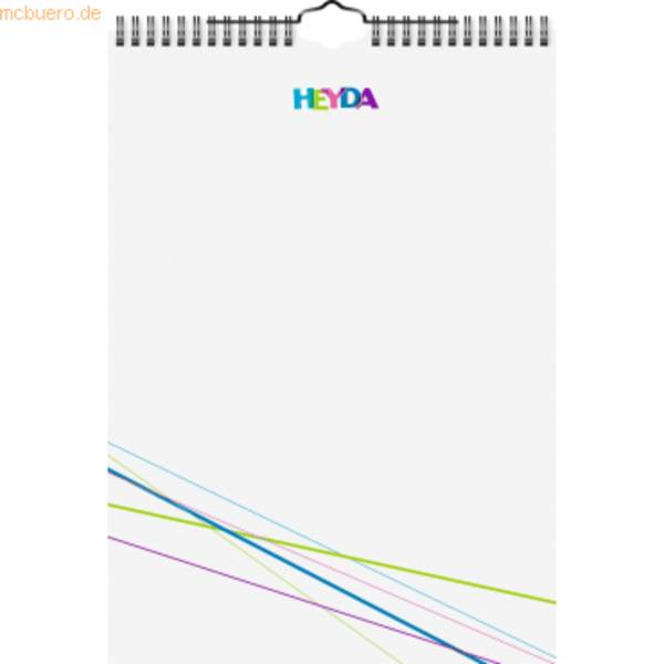 Kreativkalender 21,5x24cm weiß