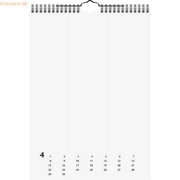 Kreativkalender 21,5x24cm weiß-1