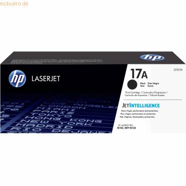 Toner-Kartusche HP 17A schwarz