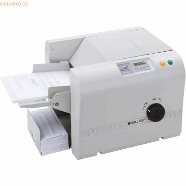 Büro-Falzmaschine 8324 hellgrau mit 4 Falzarten-0